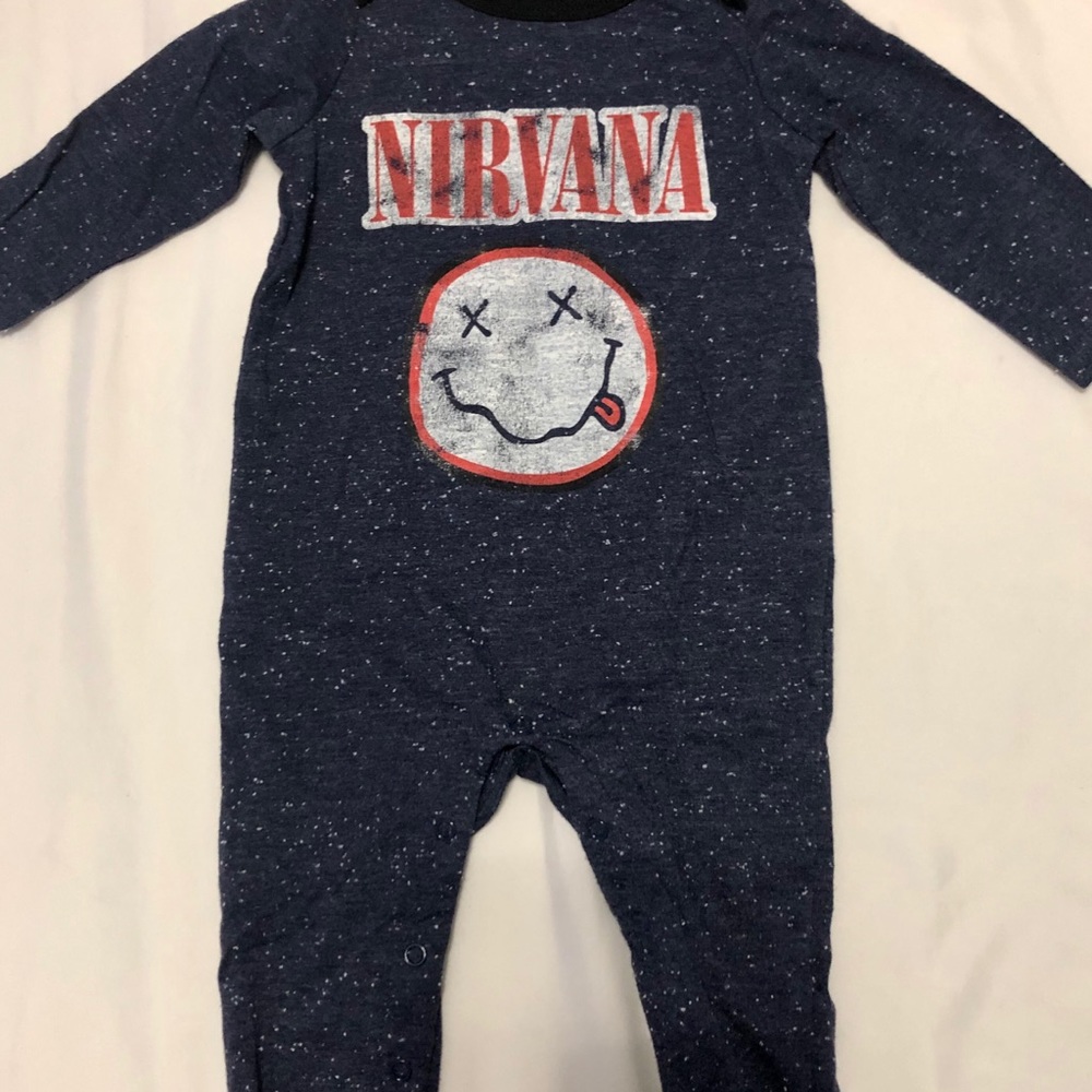 Nirvana one piece bodysuit Sleep and play